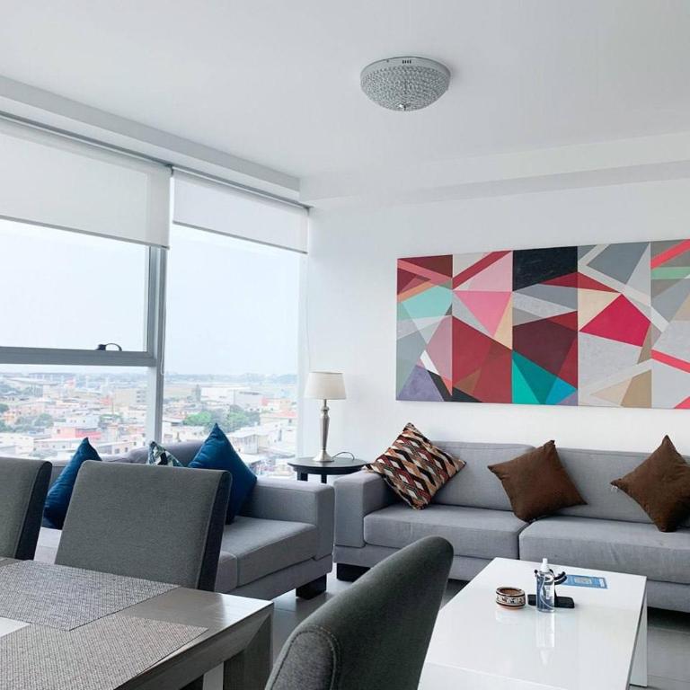 Lujoso depa con vista a todo Guayaquil! - Apartamento de 2 dormitorios con vistas a la ciudad - 7