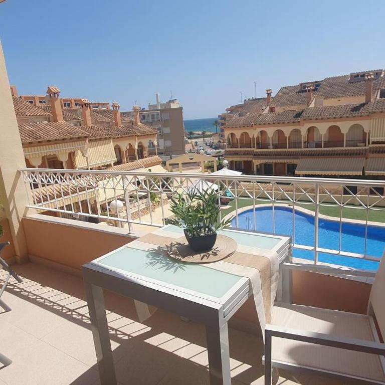 Precioso apartamento en complejo residencial con piscina y vistas al mar - Apartamento de 2 dormitorios - 14