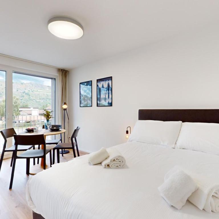 Bright & modern apartments in Sion - Deluxe Studio - 6