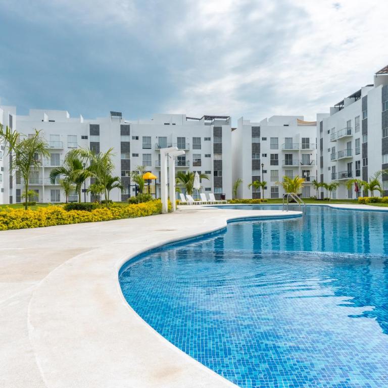 Apartamento con Alberca SmartTV y Jardin - Apartamento de 2 dormitorios - 14