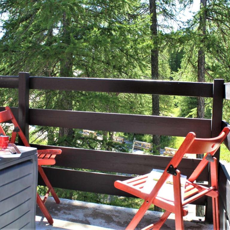 Studio 4 pers. avec balcon sud, calme, parking gratuit - Risoul 1850 - Appartement 1 Chambre - 17