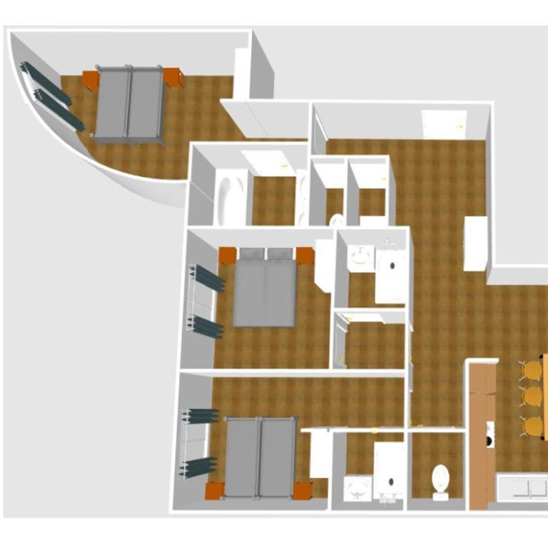 Luxueux 4 pièces avec balcon, cheminée et services conciergerie à Val-d'Isère - FR-1-694-65 - Apartment - 18