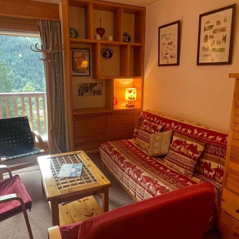 Spacieux T2 Méribel, 6 pers, parking, proche télésiège - FR-1-411-717 - Appartement 1 Chambre - 10