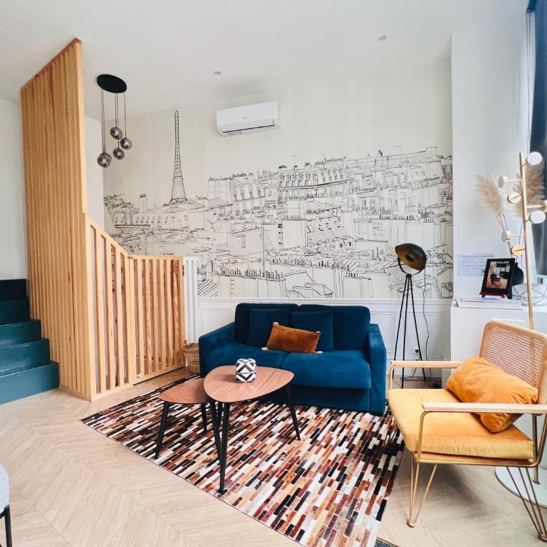 Montmartre Marvel! Designer Apartment near metro - Appartement - Rez-de-Chaussée - 1