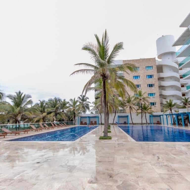Apto con salida directa a la playa Cartagena Colombia - Apartamento de 1 dormitorio - 16