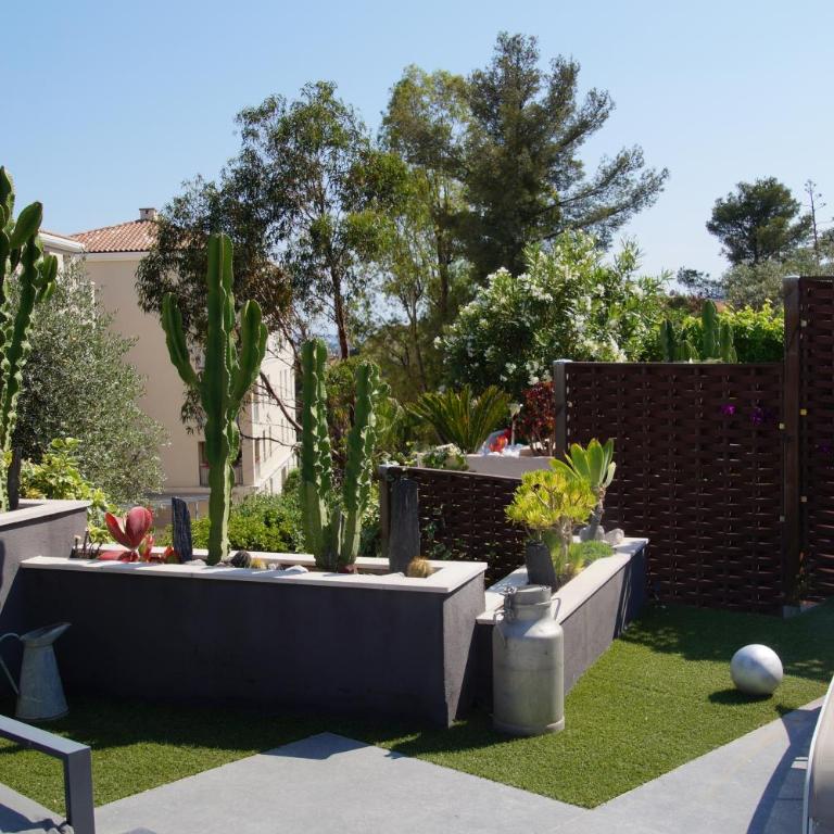 Superbe villa contemporaine vue mer dans résidence avec piscine et tennis - Villa mit 2 Schlafzimmern - 16