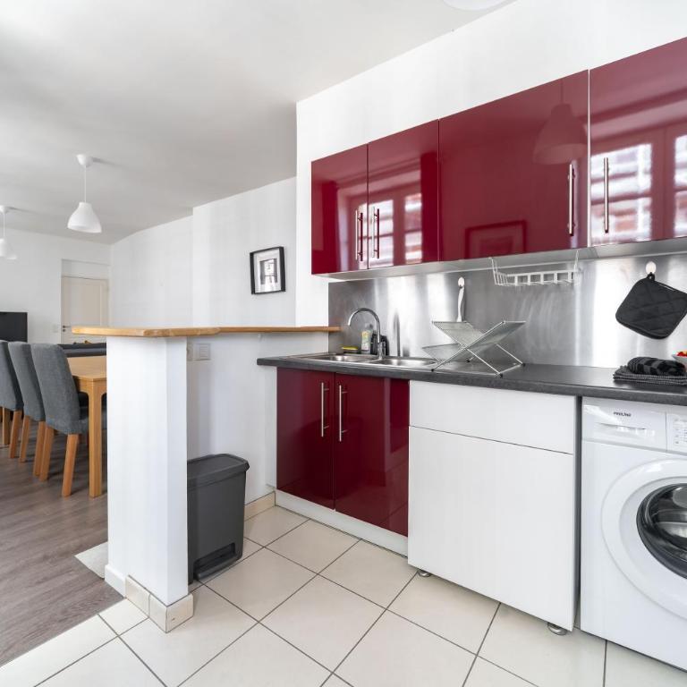 Le Brit - Grand appartement design, 3 chambres, centre ville - Apartment mit 3 Schlafzimmern - 35