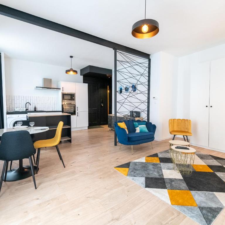 La Pause Chateaucreux - Appart moderne proche gare - Apartment mit 1 Schlafzimmer - 1