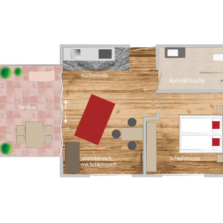 Panorama Apartment im Weinberg - Appartement 1 Chambre - 24