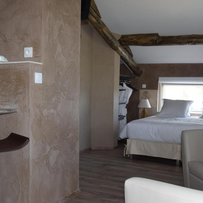 Hôtel et SPA des sources du gros noyer - Deluxe Doppel-/Zweibettzimmer - 9