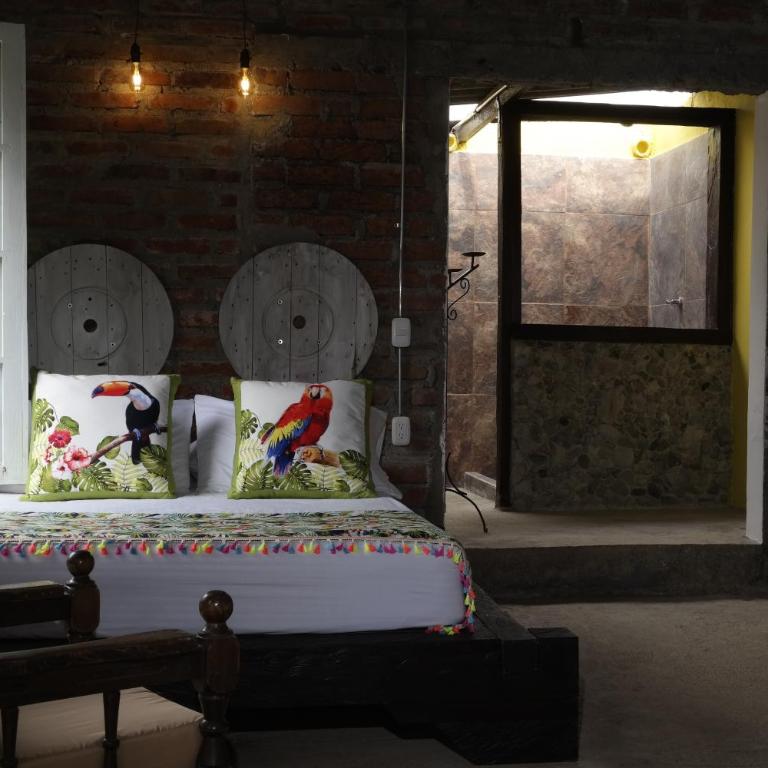 Siete Hierbas Hostal - Habitación Deluxe - 1 cama grande - 4