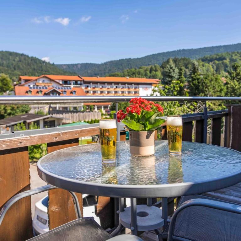 Pension Bayerwald mit Ferienwohnung - Chambre Double avec Balcon - 3