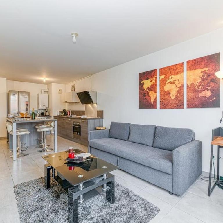 Bel appartement-garage privé-balcon-wifi fibre - Appartement 1 Chambre - 22