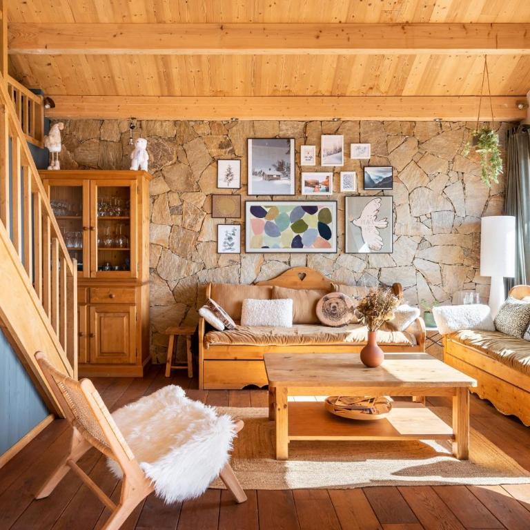Alpe d'Huez Houses - Chez Gaston - Comme un chalet 4 chambres pour 10p - Apartamento Dúplex - 5