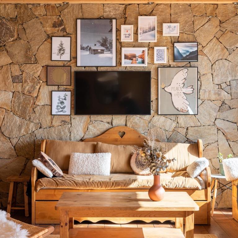Alpe d'Huez Houses - Chez Gaston - Comme un chalet 4 chambres pour 10p - Apartamento Dúplex - 4
