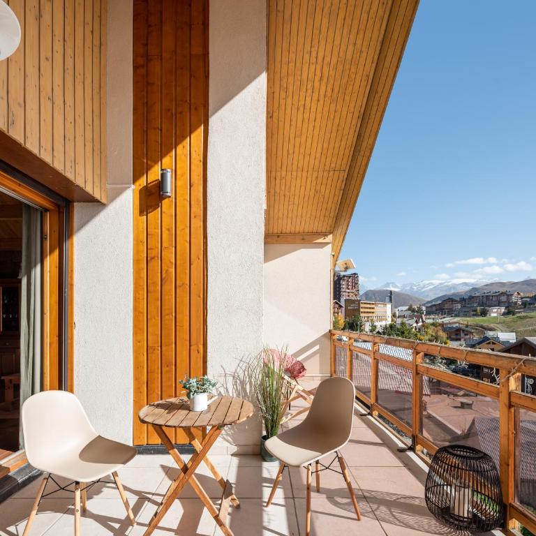 Alpe d'Huez Houses - Chez Gaston - Comme un chalet 4 chambres pour 10p - Apartamento Dúplex - 37