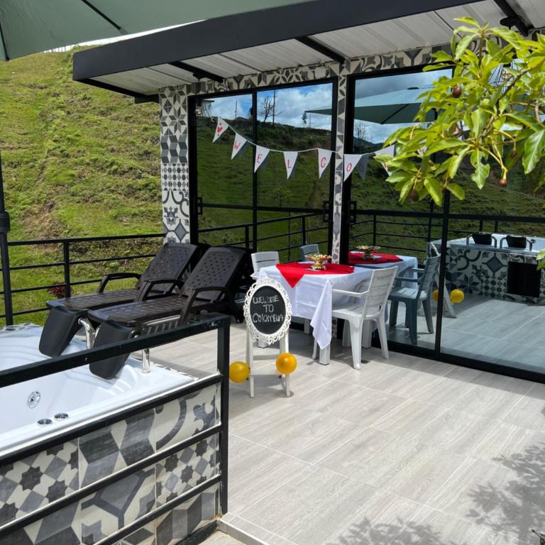 Cabaña tipo Loft en Guatape con vista a la piedra y el embalse - Villa de 1 dormitorio - 1