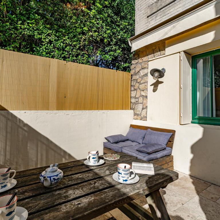 Le Petit Moulleau - Appt dans villa classée à 50m de la plage - Appartamento con 2 Camere da Letto - 5