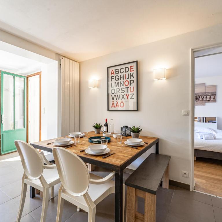 Le Petit Moulleau - Appt dans villa classée à 50m de la plage - Appartamento con 2 Camere da Letto - 13