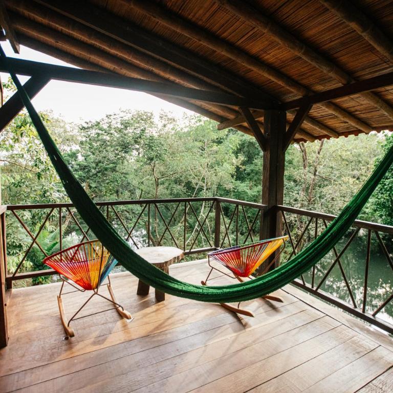 La Martina Ecolodge - Habitación Doble con vistas al mar - 2 camas - 1