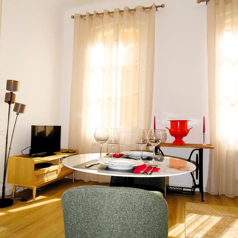 AUGUSTINS FOUNTAIN Studio Cosy AIX Centre Historique à 3 minutes de COURS MIRABEAU -WIFI-SMART TV-RUE CALME - Apartment mit 1 Schlafzimmer - 3