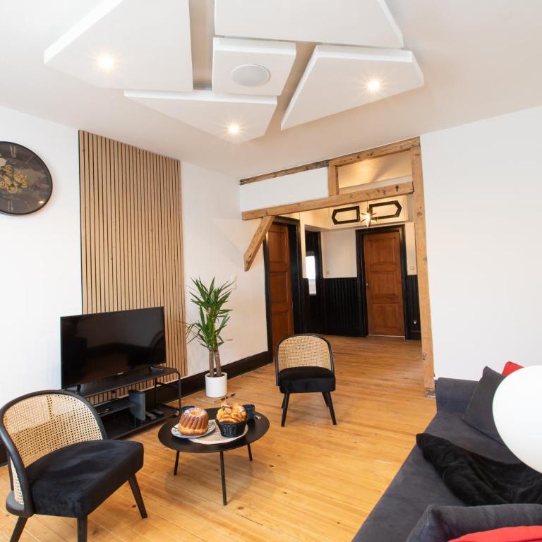 Refuge Ladhof Odysalis I Chic-Moderne-Proche du centre-ville 3 pieces 2 Chambres - Appartamento con 2 Camere da Letto - 8