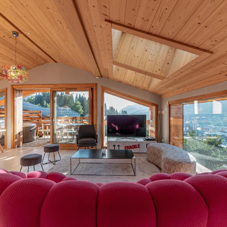 Chalet Octopussy - LES GETS, jacuzzi, sauna, superbe vue - Superior Chalet - 5