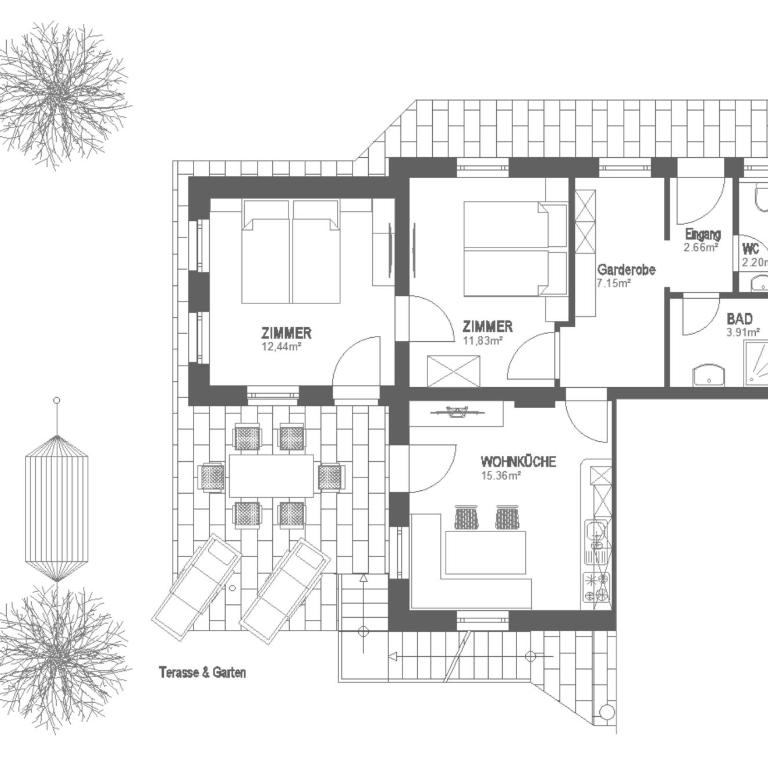 Appartement Tamara - Apartment mit 2 Schlafzimmern - 31