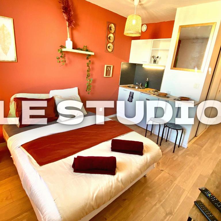 Splendide studio Moderne - Proche centre - Laverie - One-Bedroom Apartment - 1
