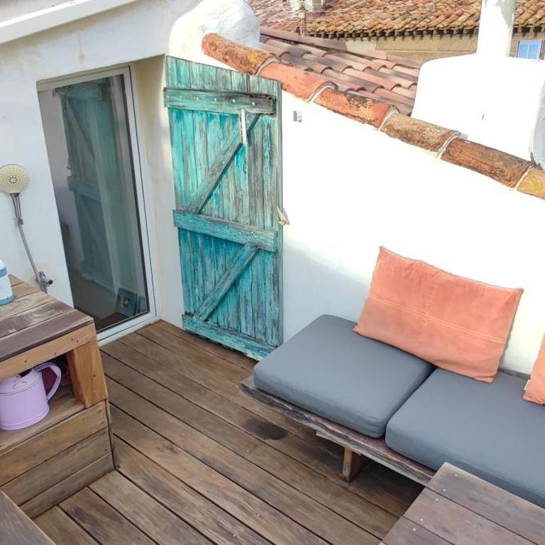 LOU PARPAIOU Terrasse sur le toit, clim, fibre, duplex - Appartement 2 Chambres - 12