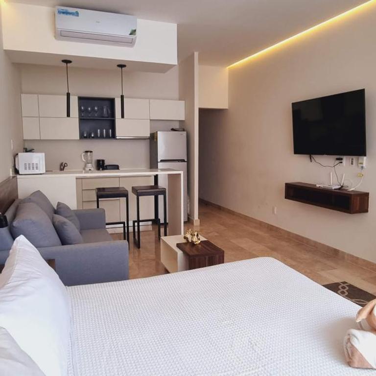 Cozy Studio Tulum Fast WIFI Pool - Apartamento de 1 dormitorio - 9