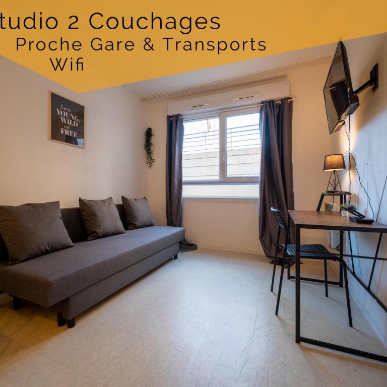 Appartement tout équipe wifi à 6 min St Charles - Studio - 1