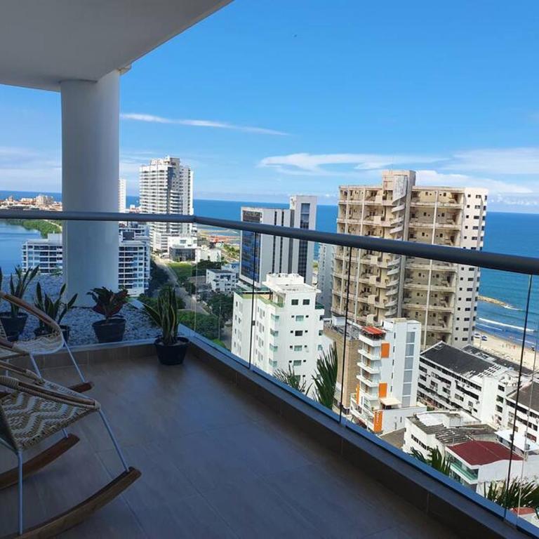 Apartamento con vista al mar y al centro de Cartagena - Two-Bedroom Apartment - 18