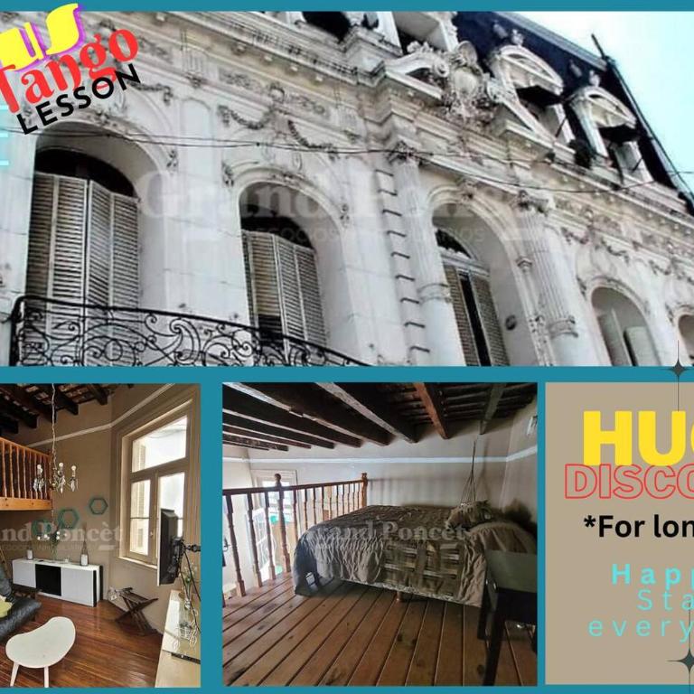 Bohemian San Telmo for large groups and families spacious and comfy apt for your Perfect Stay , ATENCIÓN PRECIO DE RESERVA EN DOLARES O PESOS DOLAR BLUE - Apartamento de 3 dormitorios - 1
