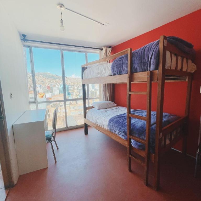 Lobo Hostel La Paz - Cama en habitación compartida de 6 camas - 3