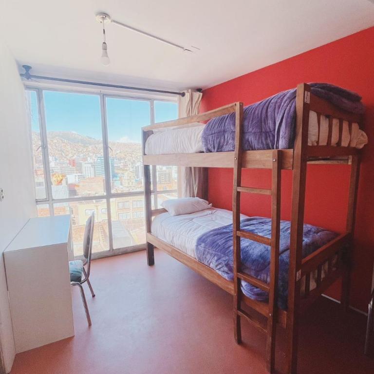 Lobo Hostel La Paz - Cama en habitación compartida de 6 camas - 2