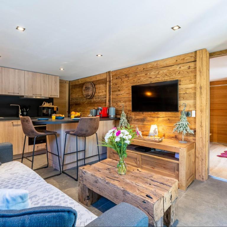 Appartement chaleureux, massif des Aravis - Appartement 1 Chambre - 6