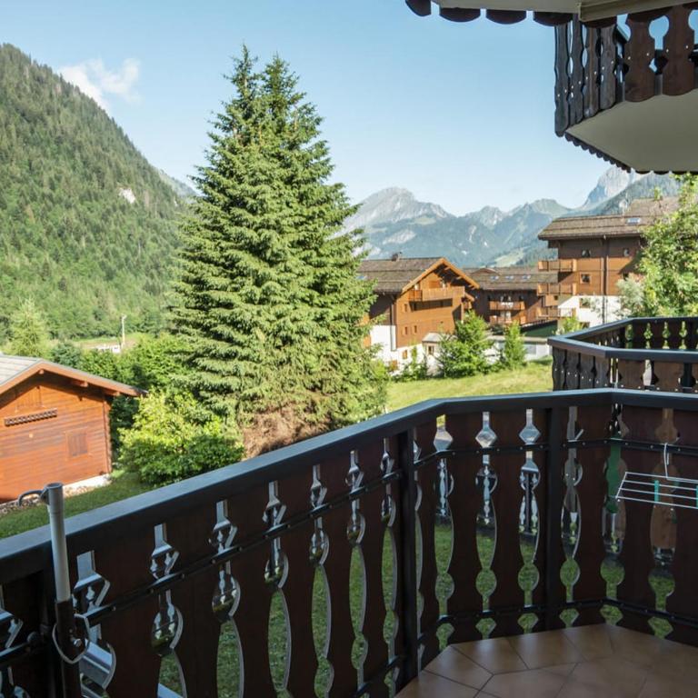 Studio confortable à Châtel – 4 pers, balcon, expo S/O, proche du centre - FR-1-676-168 - Studio - 9