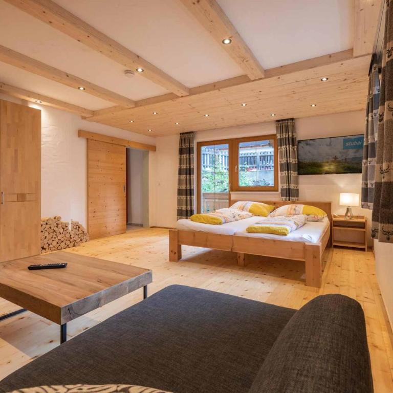 Haus Alpenkönig Exclusive Apartments near Stubai Glacier - Apartment mit 3 Schlafzimmern und Balkon - 40