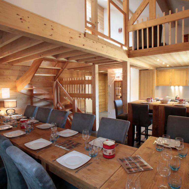 Chalet duplex 6 chambres, sauna, jacuzzi, balcons sud, parking, proche pistes et golf - FR-1-263-337 - Apartment (15 adults) - 3
