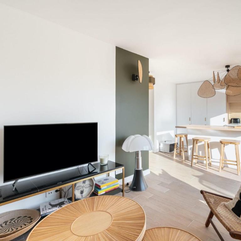 Beautiful flat with terrace - Carre d'Or Cannes - Apartamento - 9