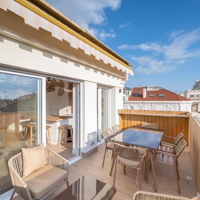 Beautiful flat with terrace - Carre d'Or Cannes - Apartamento - 16