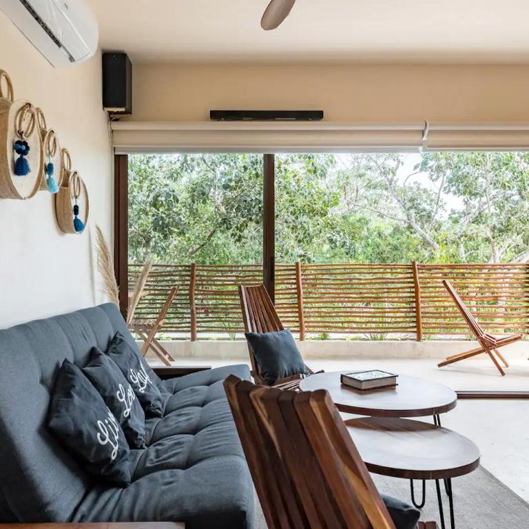 RELAX TULUM Family Friendly Apartment in the in the jungle - pools & cenotes - Two-Bedroom Apartment with Terrace - 85