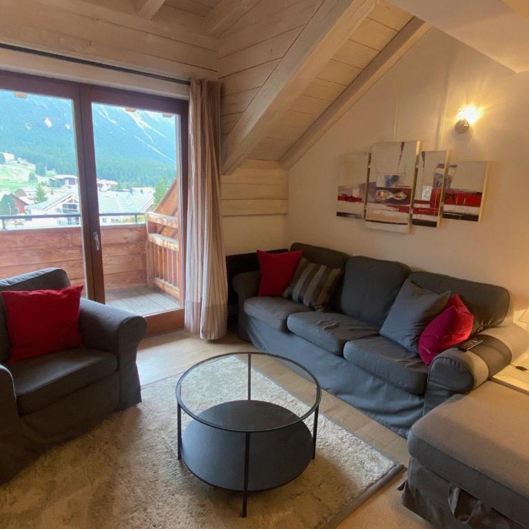 Superbe duplex lumineux pour 8 pers., face aux pistes, parking inclus - FR-1-445-198 - Apartamento - 10