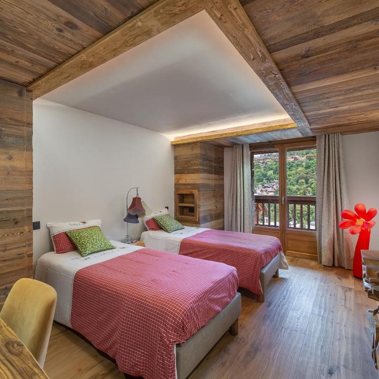 Le Cheval Blanc Luxe, skis aux pieds, jacuzzi, hammam, salle de cinéma - Chalet - 23