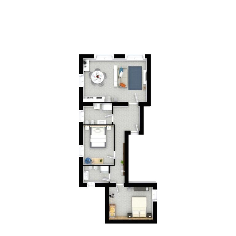 Altalena sulla piazza, un affaccio d'eccezione - Appartamento con 2 Camere da Letto - 5