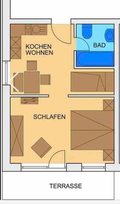 Ferienwohnung Singer - Apartment mit 1 Schlafzimmer - 11