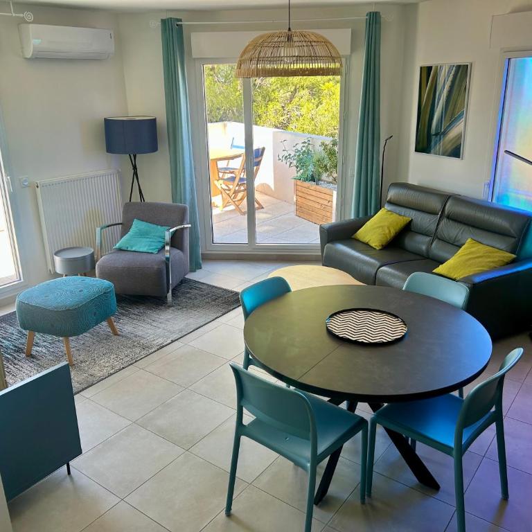 BLUE NOTE -4 étoiles-Terrasse Vue-2 Parking - Appartamento con 2 Camere da Letto - 1