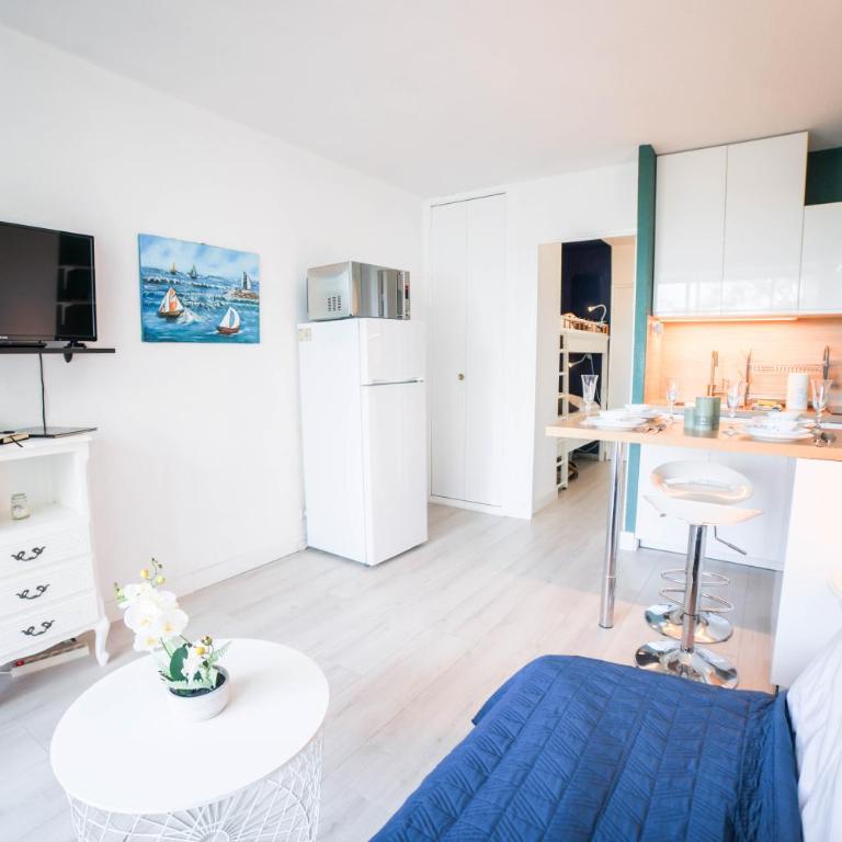 L'Épicentre - Clim - Vu sur port- Terrasse -Plage TOP PROS SERVICES - One-Bedroom Apartment - 6