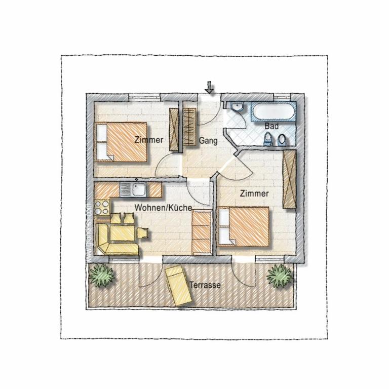 Pitznerhof - Appartamento con 2 Camere da Letto - 3